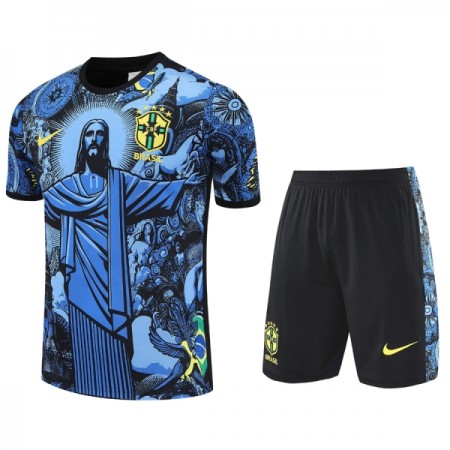 Camisola Brasil Special Edition Criança 2024-25 Azul Manga Curta